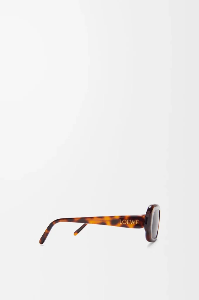 Rectangular Slim sunglasses Havana