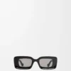 Rectangular sunglasses Black