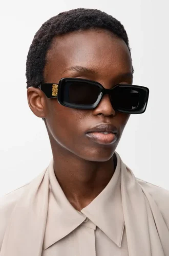 Rectangular sunglasses Black