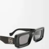 Rectangular sunglasses Black