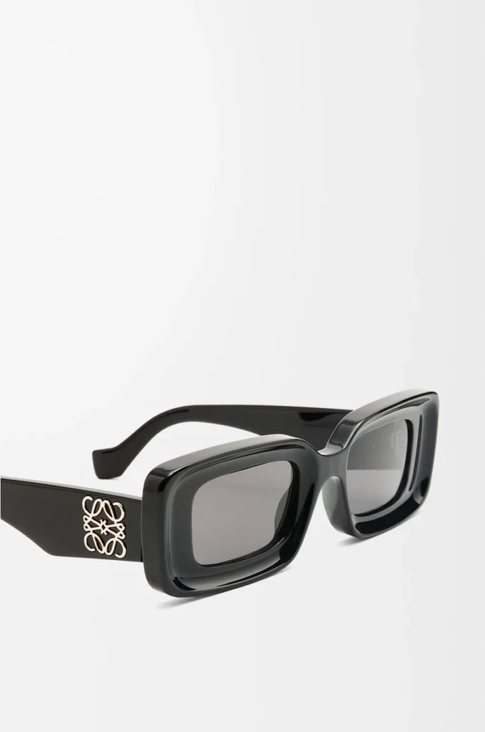 Rectangular sunglasses Black