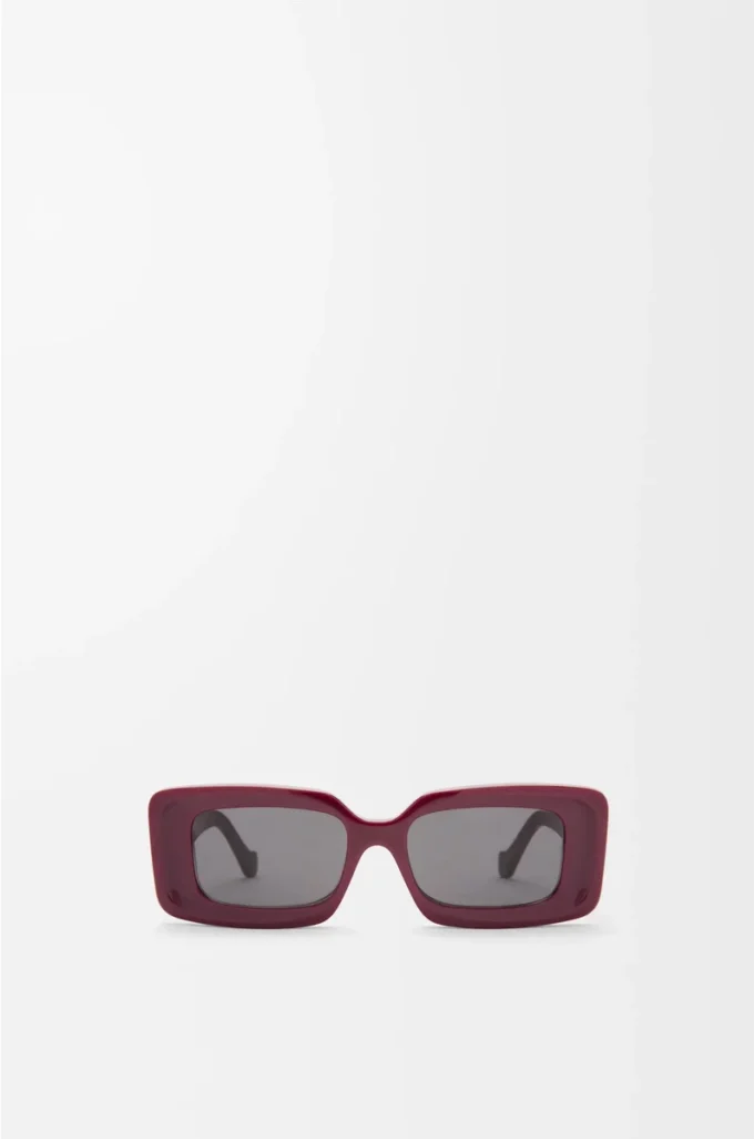 Rectangular sunglasses Burgundy Rectangular sunglasses Burgundy