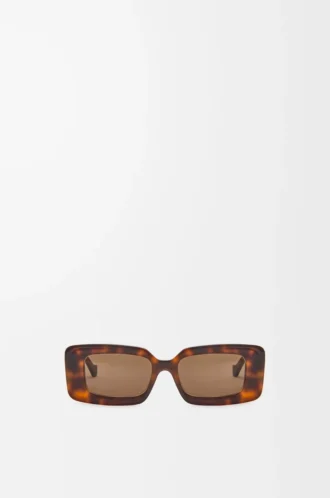 Rectangular sunglasses Havana