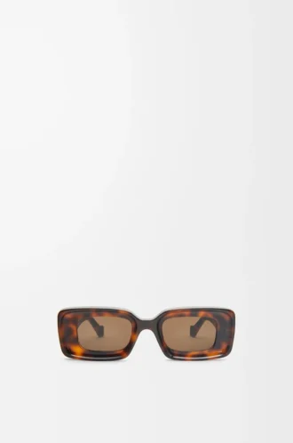 Rectangular sunglasses Havana