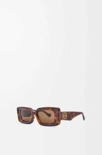 Rectangular sunglasses Havana