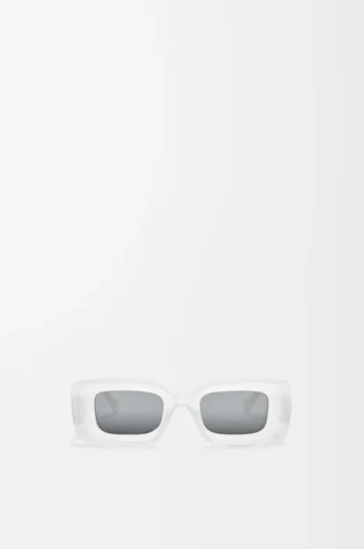 Rectangular sunglasses White