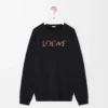 Regular fit sweatshirt in cotton Black