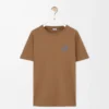 Regular fit T-shirt in cotton Camel Regular fit T-shirt in cotton Camel