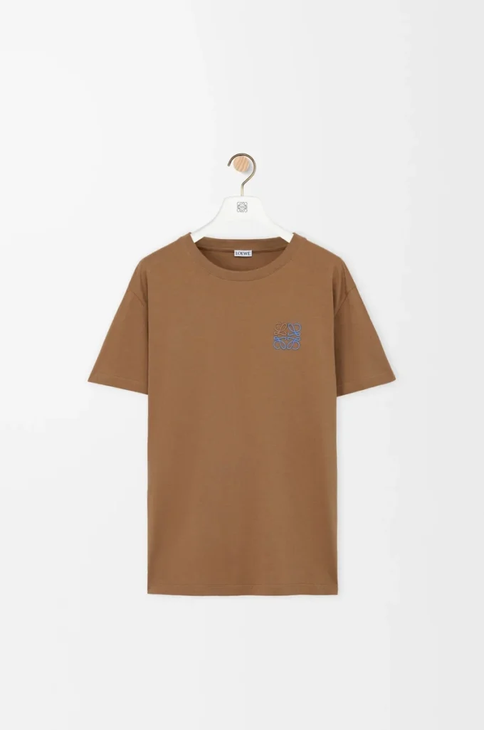 Regular fit T-shirt in cotton Camel Regular fit T-shirt in cotton Camel