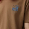 Regular fit T-shirt in cotton Camel Regular fit T-shirt in cotton Camel