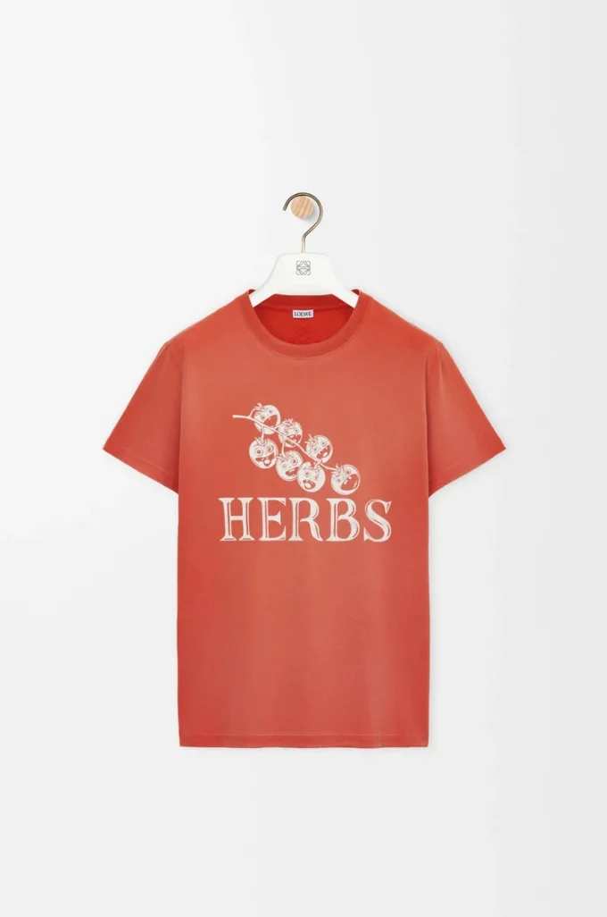 Regular fit T-shirt in cotton Orange Regular fit T-shirt in cotton Orange