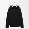 Relaxed fit hoodie in cotton Black