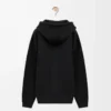 Relaxed fit hoodie in cotton Black