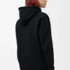 Relaxed fit hoodie in cotton Black
