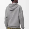 Relaxed fit hoodie in cotton Grey Melange