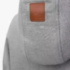 Relaxed fit hoodie in cotton Grey Melange