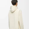 Relaxed fit hoodie in cotton White Ash