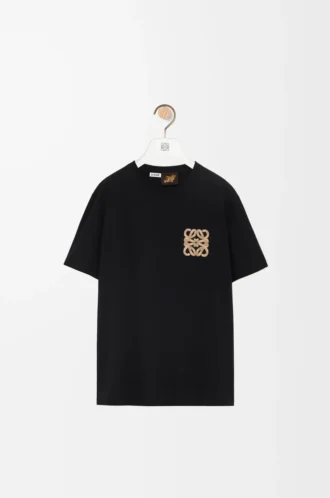 Relaxed fit T-shirt in cotton Black