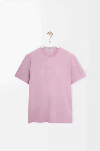 Relaxed fit T-shirt in cotton Lilac