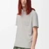Relaxed fit T-shirt in cotton Medium Grey