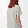 Relaxed fit T-shirt in cotton Medium Grey