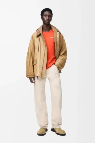Relaxed fit T-shirt in cotton Orange