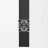 Reversible Anagram belt in smooth calfskin Black/Tan/Palladium