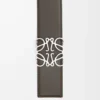 Reversible Anagram belt in smooth calfskin Dark Grey/Dark Cigar/Palladium