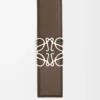 Reversible Anagram belt in smooth calfskin Dark Grey/Dark Cigar/Palladium