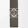 Reversible Anagram belt in smooth calfskin Dark Grey/Dark Cigar/Palladium