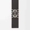 Reversible Anagram belt in smooth calfskin Ocean/Black/Palladium
