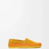 Rio slipper in suede and raffia Orange