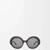 Round Slim sunglasses Black Round Slim sunglasses Black