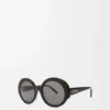 Round Slim sunglasses Black Round Slim sunglasses Black