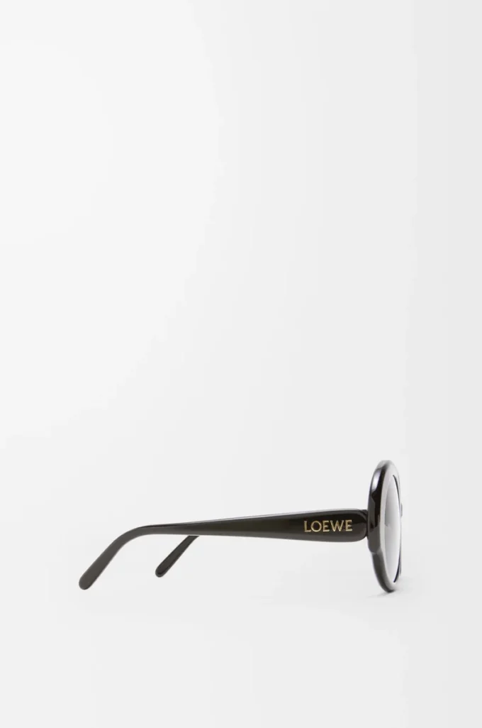 Round Slim sunglasses Black Round Slim sunglasses Black