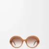 Round Slim sunglasses Light Caramel Round Slim sunglasses Light Caramel