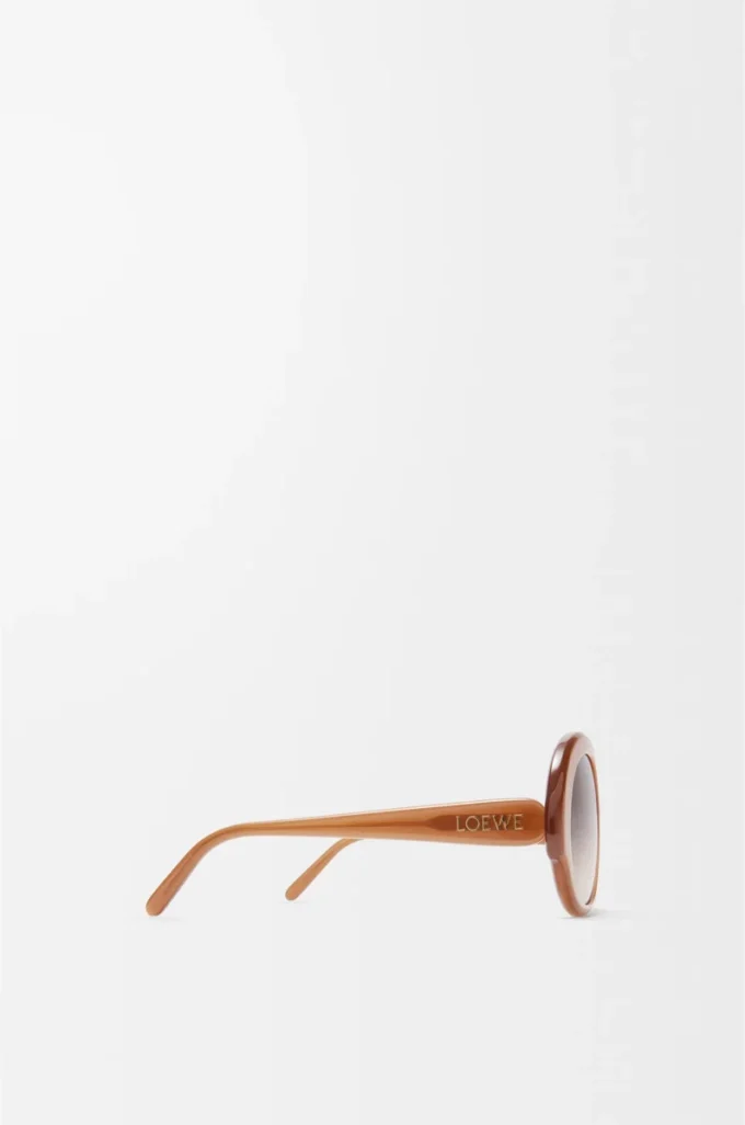 Round Slim sunglasses Light Caramel Round Slim sunglasses Light Caramel
