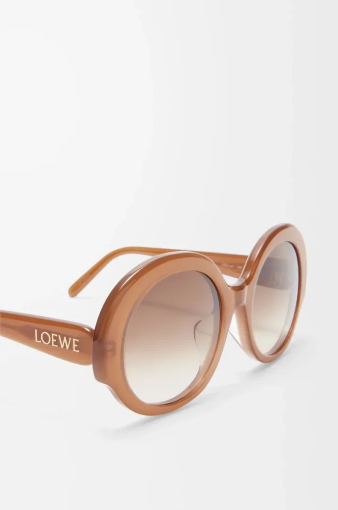 Round Slim sunglasses Light Caramel Round Slim sunglasses Light Caramel