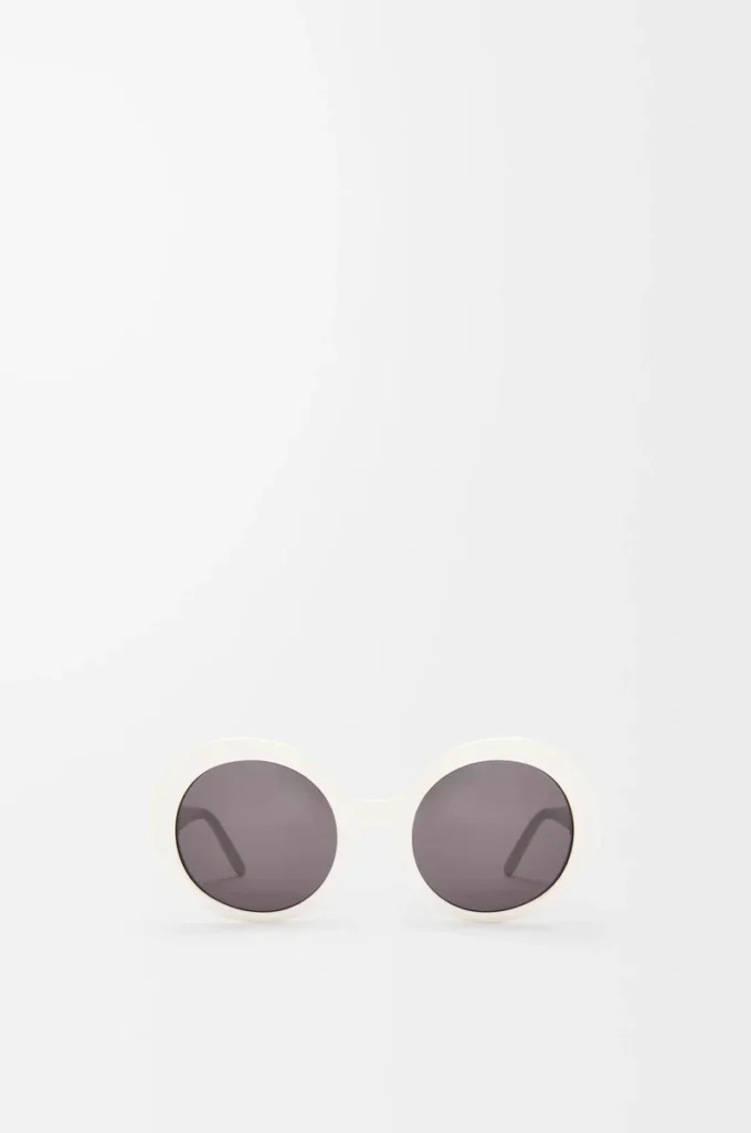 Round Slim sunglasses White/Ivory Round Slim sunglasses White/Ivory