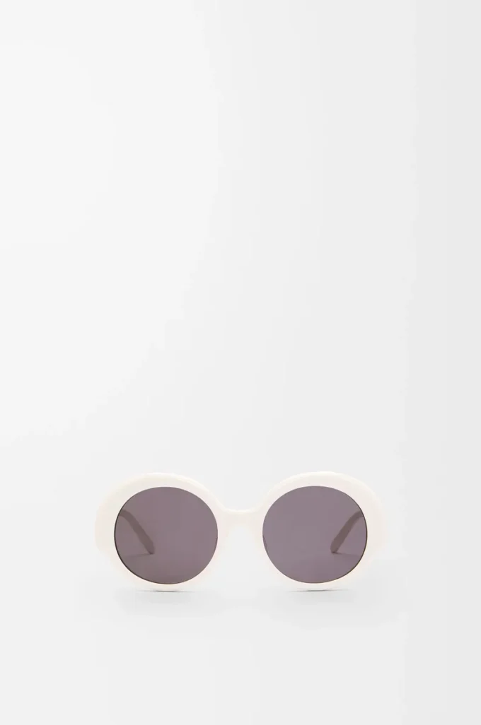 Round Slim sunglasses White/Ivory Round Slim sunglasses White/Ivory