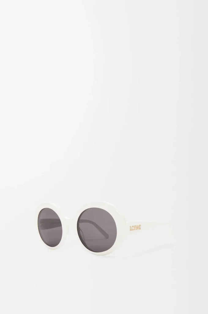 Round Slim sunglasses White/Ivory Round Slim sunglasses White/Ivory