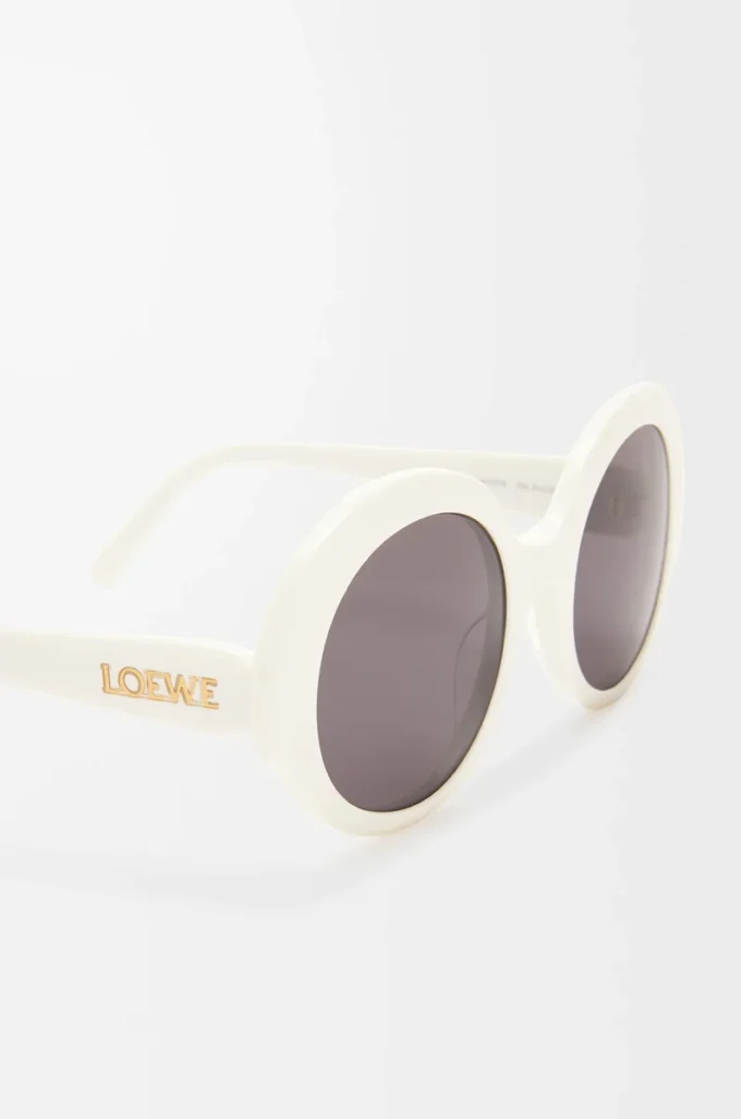 Round Slim sunglasses White/Ivory Round Slim sunglasses White/Ivory