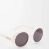 Round Slim sunglasses White/Ivory Round Slim sunglasses White/Ivory