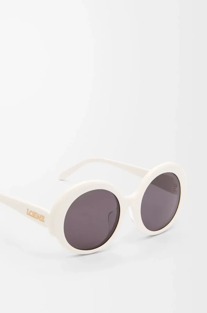 Round Slim sunglasses White/Ivory Round Slim sunglasses White/Ivory
