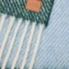 Scarf in alpaca and wool blend Blue/Green