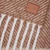 Scarf in alpaca and wool blend Mocha/Beige