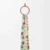 Scarf in cashmere and silk Sage/Multicolor