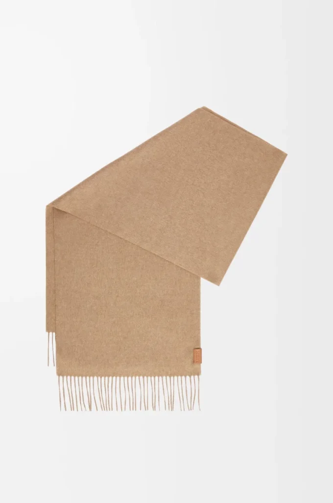Scarf in cashmere Beige