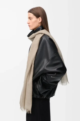 Scarf in cashmere Beige