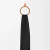 Scarf in cashmere Black